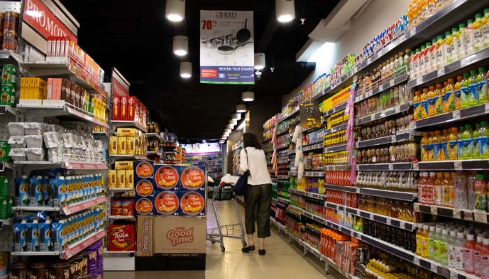 end caps in grocery stores