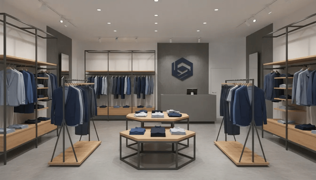 Schedule custom apparel displays that align racks, walls, gondolas, and counters with shopper flow, brand standards, and multi-store rollout needs.