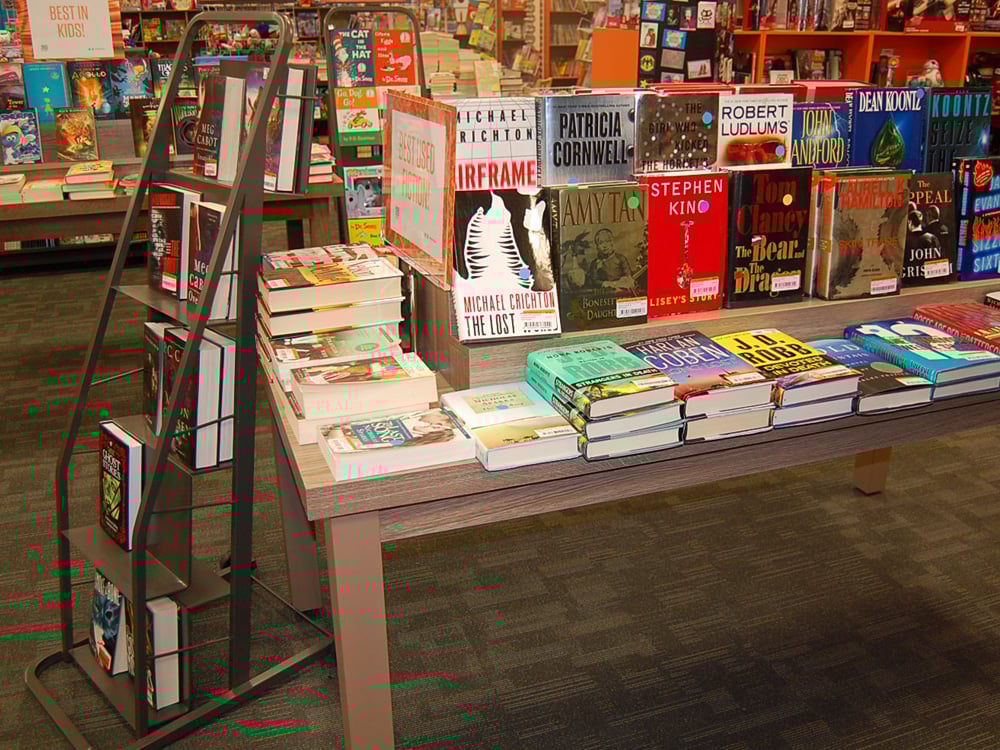 Books-A-Million Image - Table Book Display Different Angle
