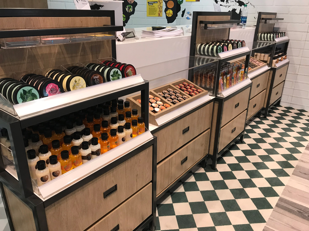 The Body Shop Image - Custom Fixture Display