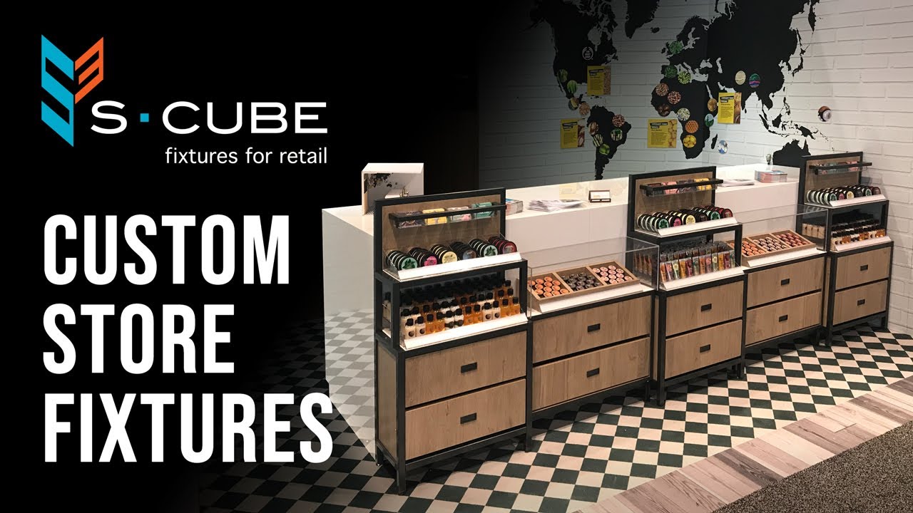 S-Cube Custom Store Fixtures Custom Modular Display Fixtures for Retail